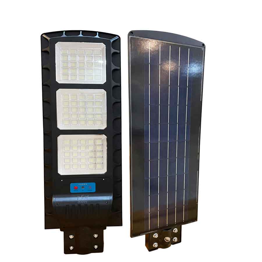 Đèn đường năng lượng mặt trời tấm pin liền thể 300W cao cấp FSW LT-300W, siêu sáng