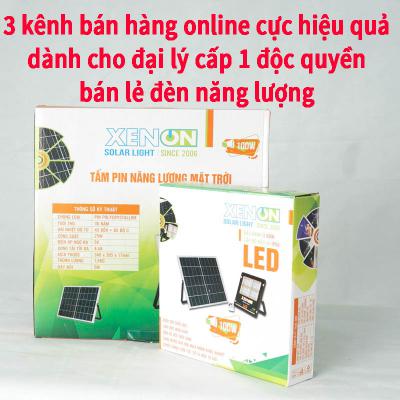 3 kênh bán hàng online cực hiệu quả dành cho đại lý cấp 1 độc quyền bán lẻ đèn năng lượng