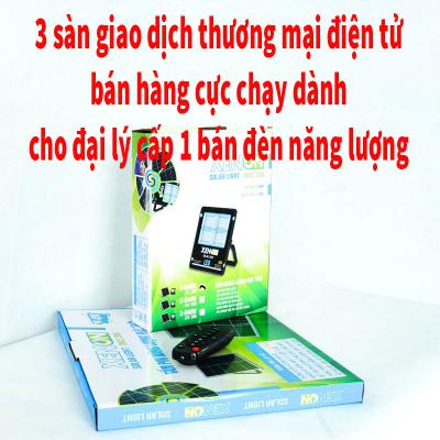 3 sàn thương mại điện tử bán hàng cực chạy dành cho đại lý cấp 1 độc quyền bán lẻ đèn năng lượng