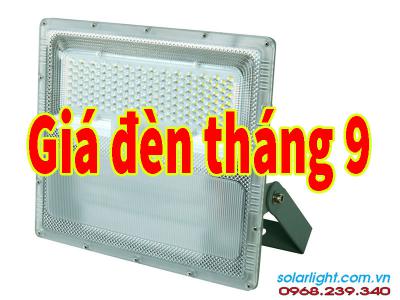 Bảng giá đèn năng lượng mặt trời tháng 9