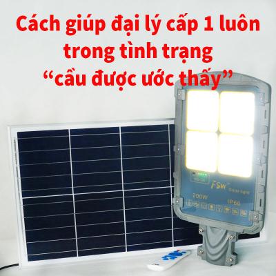 Cách giúp đại lý cấp 1 độc quyền bán lẻ đèn năng lượng trong trạng thái 