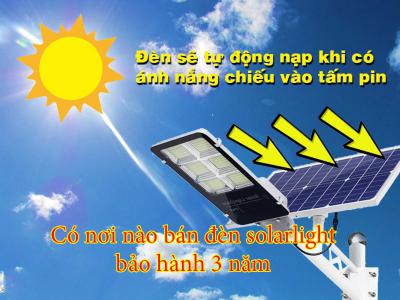 Có nơi nào bán đèn Solar Light bảo hành 3 năm?