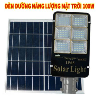 Đèn đường năng lượng mặt trời 100w