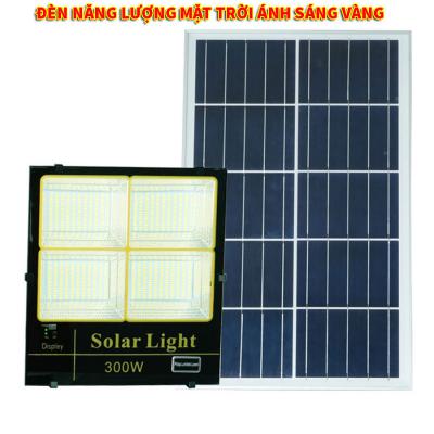 Đèn năng lượng mặt trời ánh sáng vàng