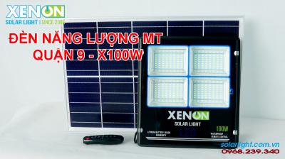 Đèn Năng Lượng Mặt Trời Quận 9 | Xenon X100W siêu sáng, bảo hành 3 năm