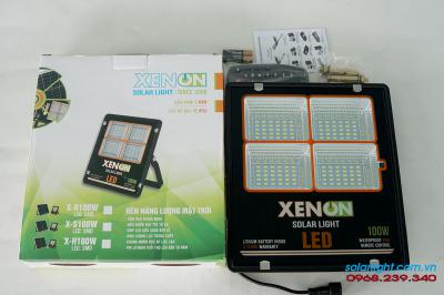 Đèn pha năng lượng mặt trời 100w loại tốt giá rẻ