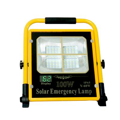 Đèn pha năng lượng mặt trời xách tay 100w | Roiled PL100W | đèn cắm trại, siêu xịn