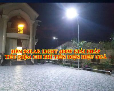 Đèn Solar Light 400w Giải Pháp Tiết Kiệm Tiền Điện Hiệu Quả