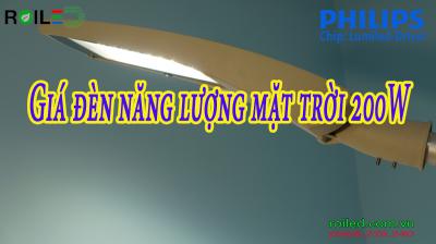 Giá đèn năng lượng mặt trời 200W