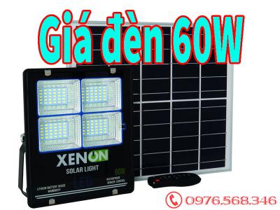 Giá đèn năng lượng mặt trời 60w