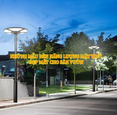 Những mẫu đèn năng lượng mặt trời đẹp mắt cho sân vườn