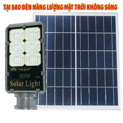 Tại sao đèn năng lượng mặt trời không sáng?