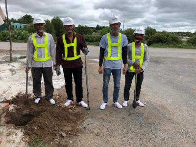 Thi công lắp đèn đường năng lượng mặt trời 100W tại Tỉnh Trà Vinh