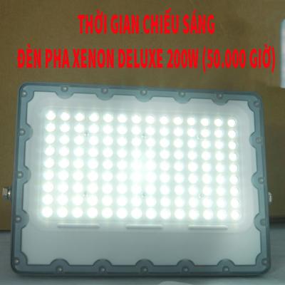Thời gian chiếu sáng đèn pha XENON deluxe 200w (50.000 giờ)