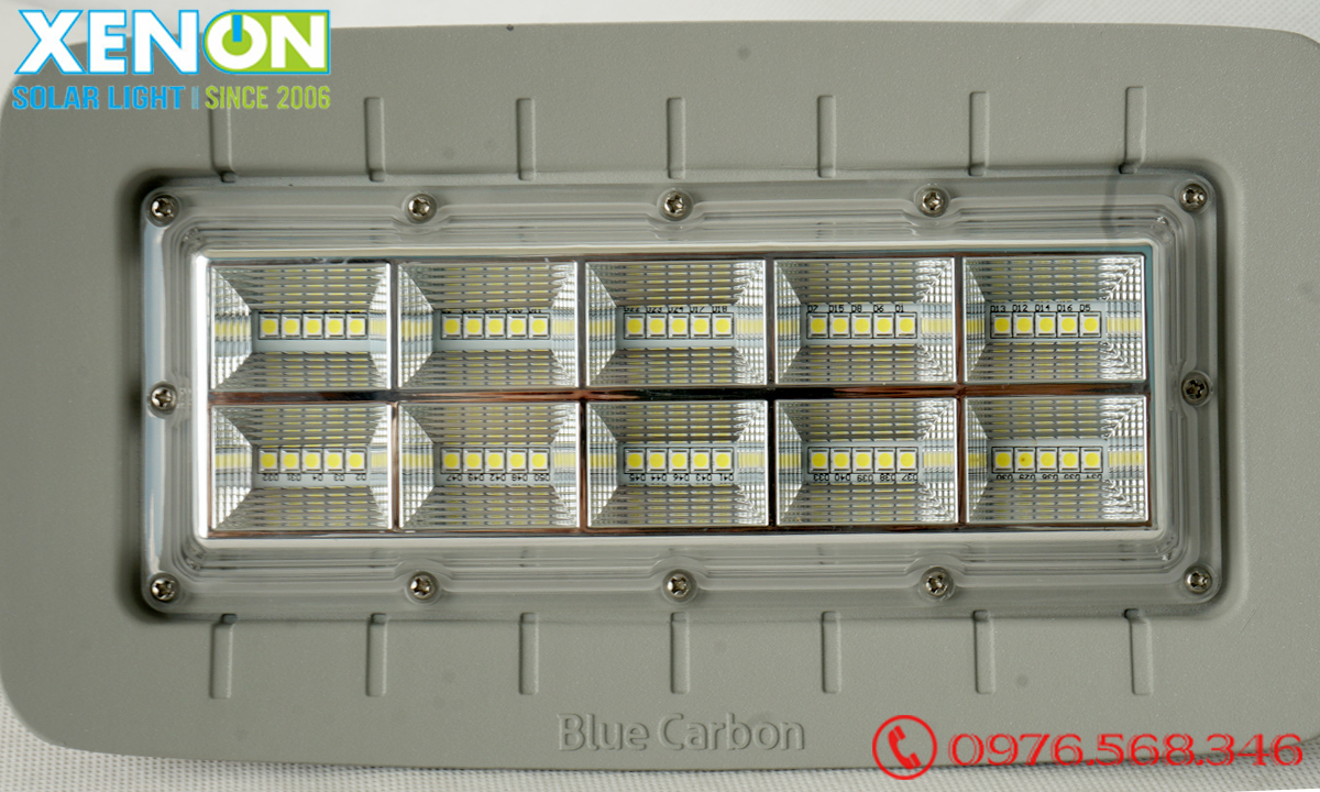 Đèn Năng Lượng Mặt trời Blue Carbon BCT-FLR2.0 100W cao cấp